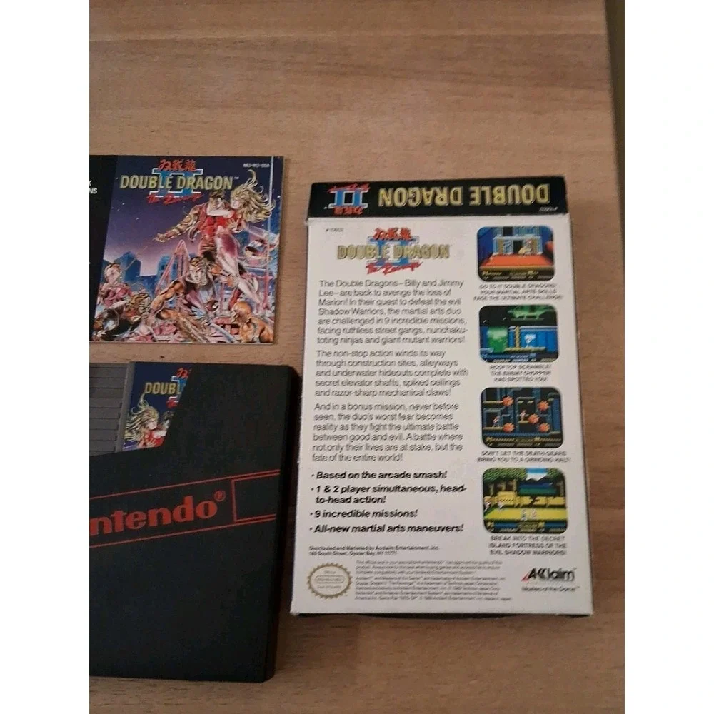 Double Dragon II: The Revenge- Nintendo Entertainment System NES, 1989 .Japan